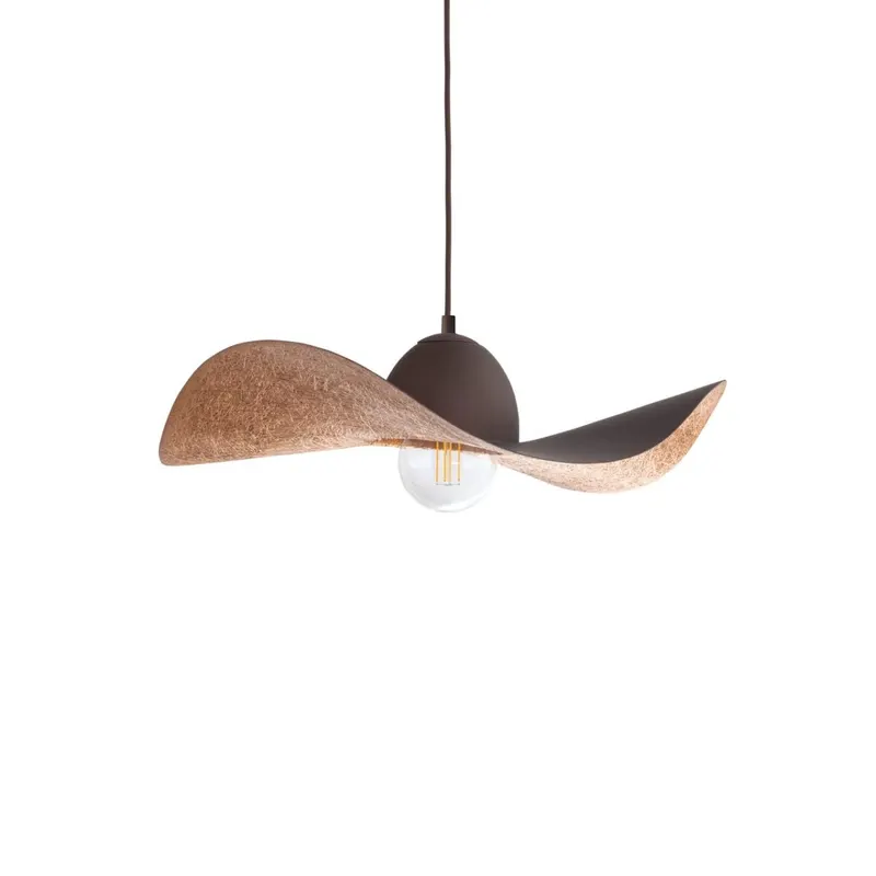 Lampa suspendata CYRILA COOPER/BROWN - 55 cm