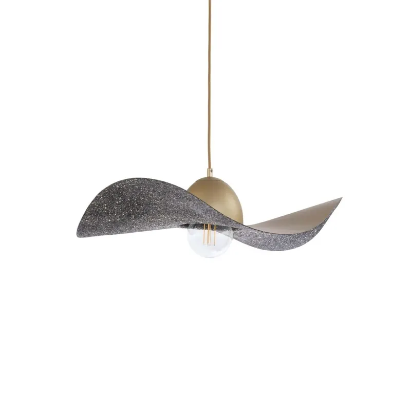 Lampa suspendata CYRILA GOLD/BLACK - 55 cm