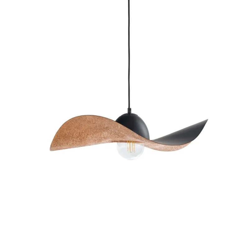 Lampa suspendata CYRILA COOPER/BLACK - 55 cm