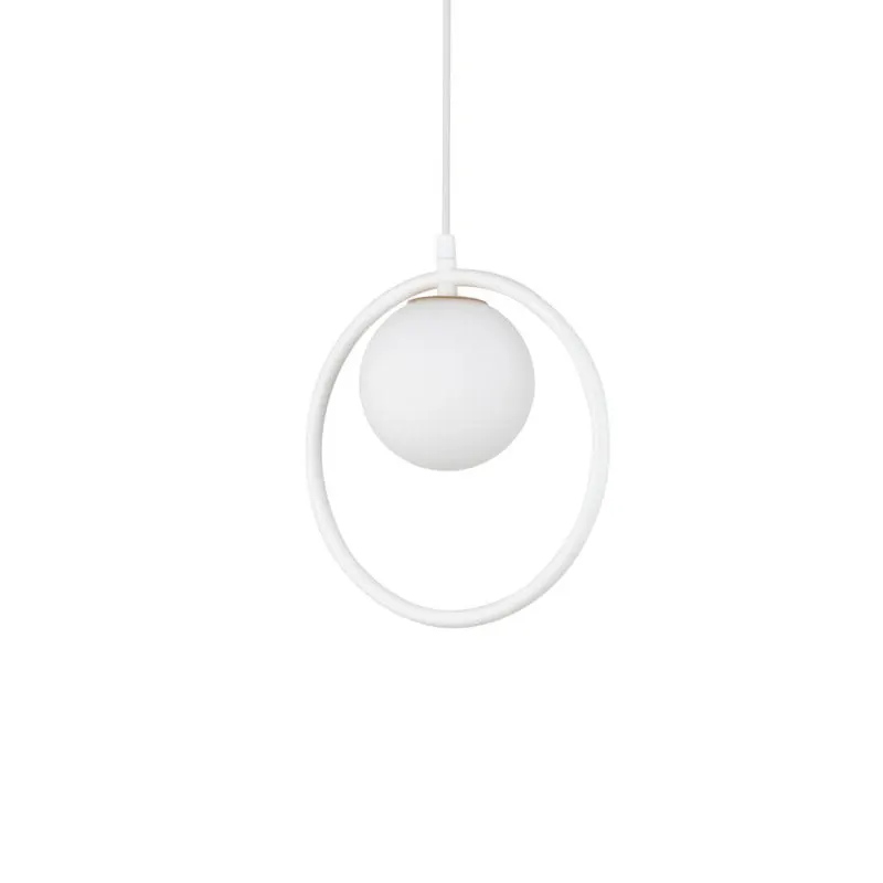 Lampa suspendata PALMYRA ROUND - Alb