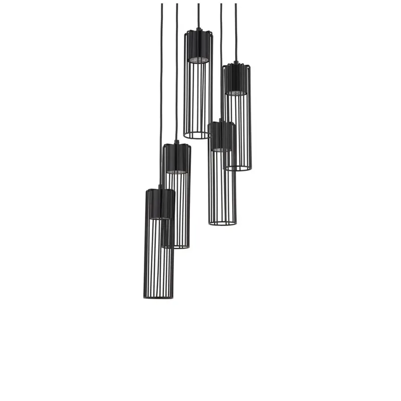 Lampa suspendata CIRIO ROUND L5 - Negru