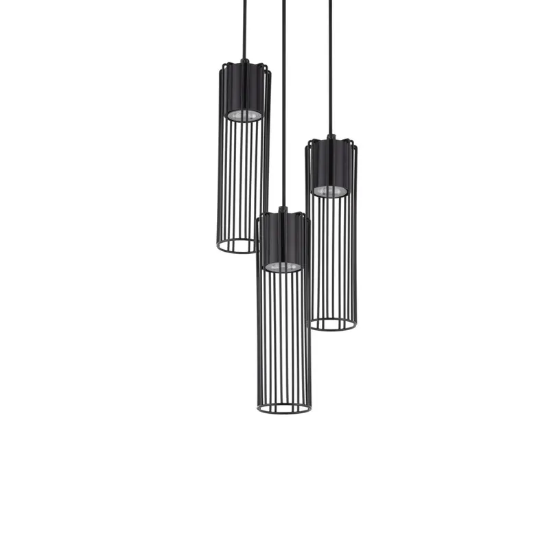 Lampa suspendata CIRIO ROUND L3 - Negru