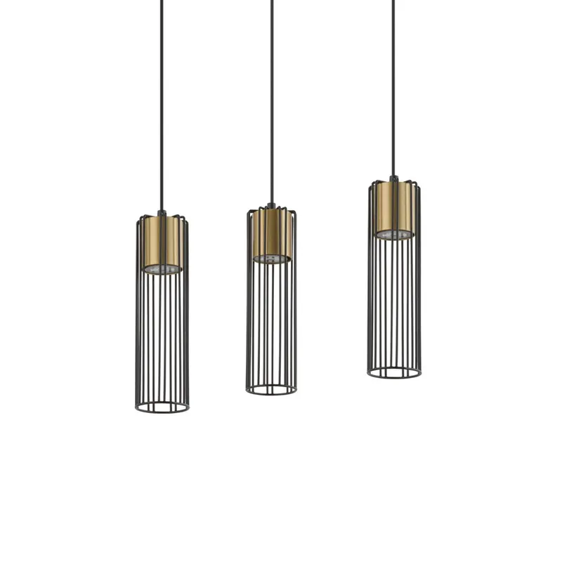 Lampa suspendata CIRIO LINIAR L3 - Negru/Gold