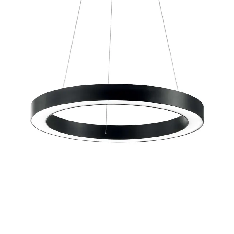 Lustra LED KAMILA ROUND BLACK - Ø 50cm