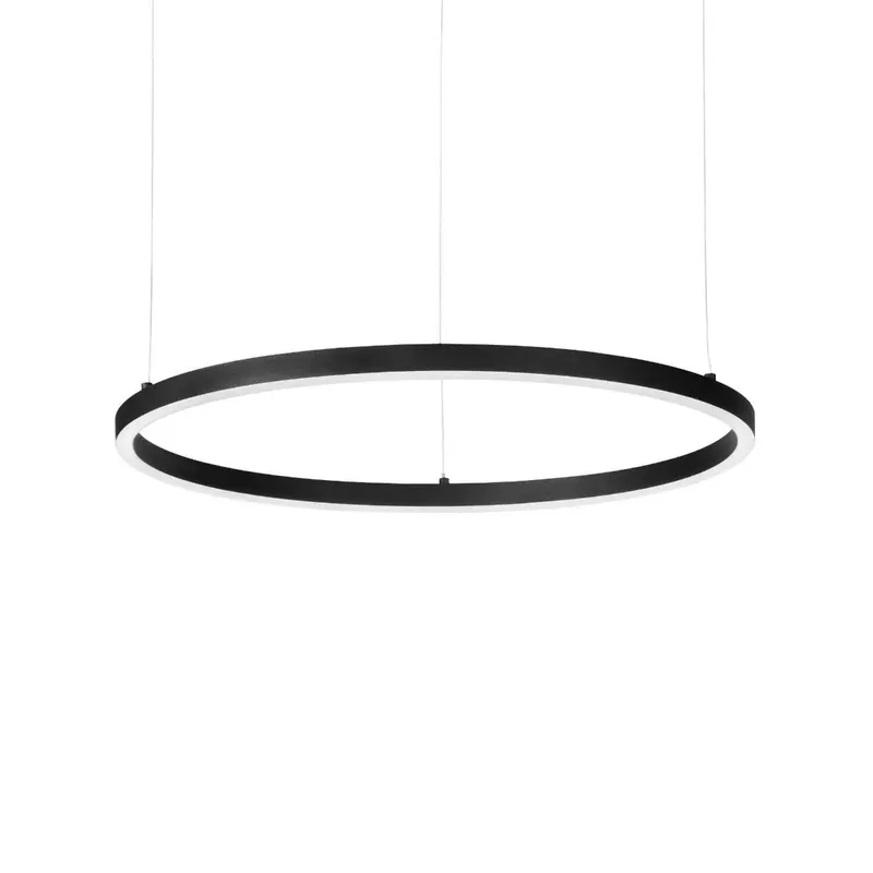 Lustra LED KAMILA SLIM BLACK - Ø 50 cm