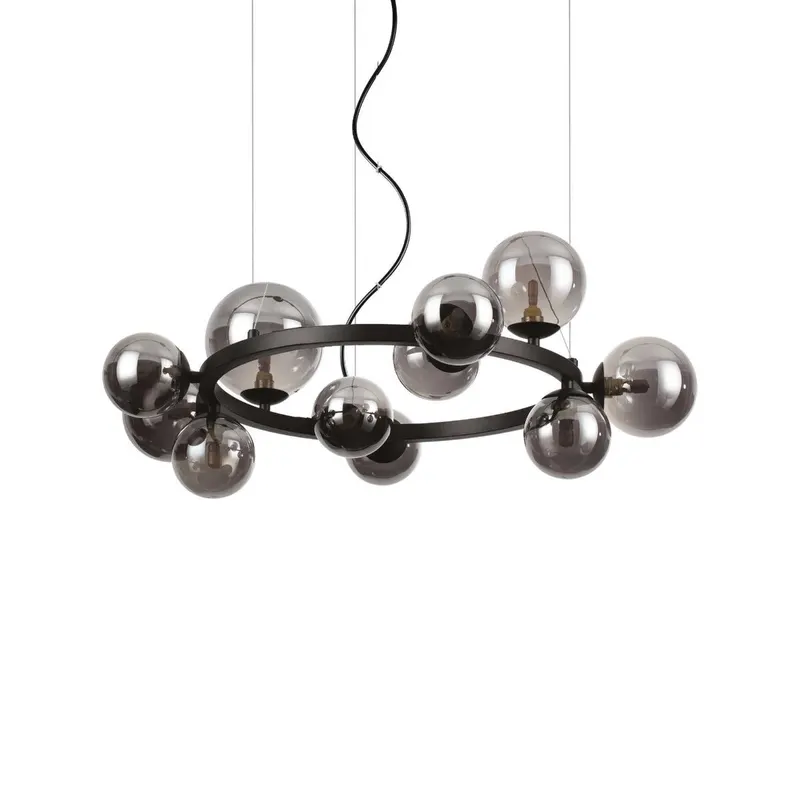 Lampa suspendata OSVALD ROUND L11 - Negru
