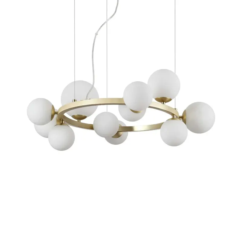 Lampa suspendata OSVALD ROUND L11 - Alb