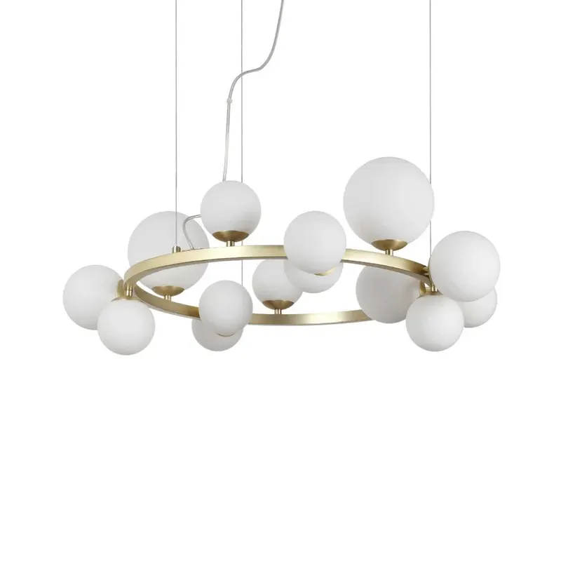Lampa suspendata OSVALD ROUND L14 - Alb