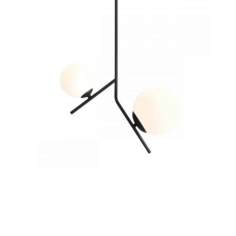 Lampa suspendata CORTEZ DOUBLE - Negru