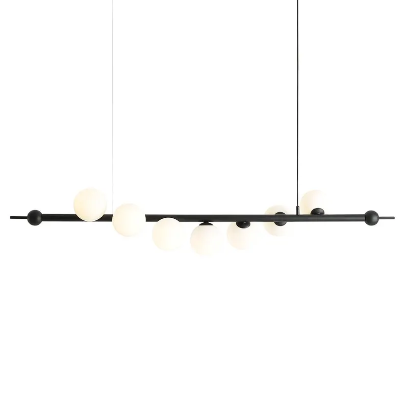 Lampa suspendata MONTERIA LINIAR - Negru