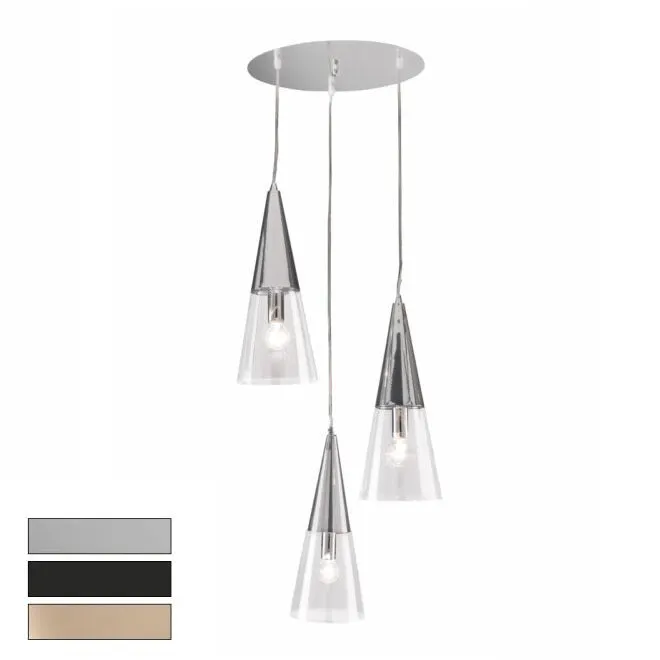 Lampa suspendata BARETO 3 - Bronz