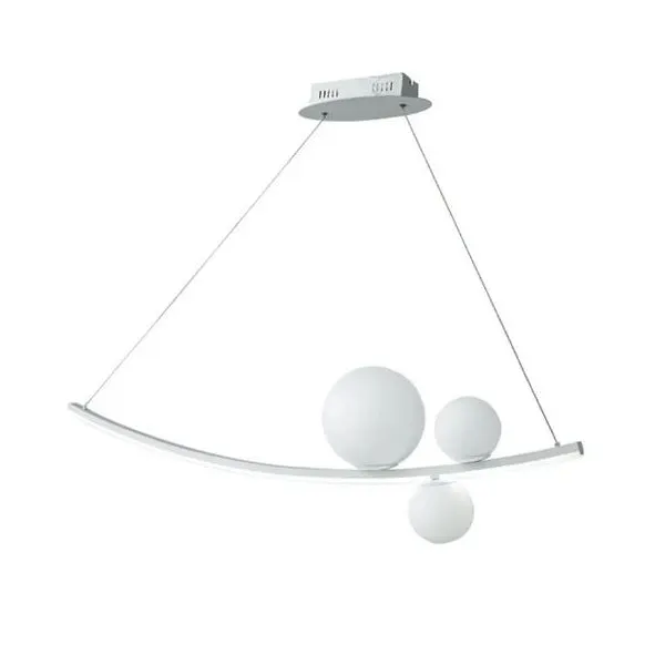 Lampa suspendata RUMBA - Alb