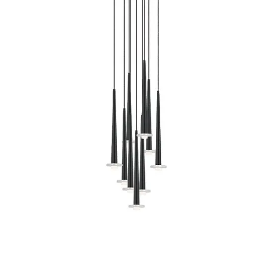 Lampa suspendata dimabila VIRALIN NINE - Negru