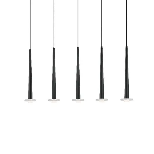 Lampa suspendata dimabila VIRALIN LINIAR - Negru
