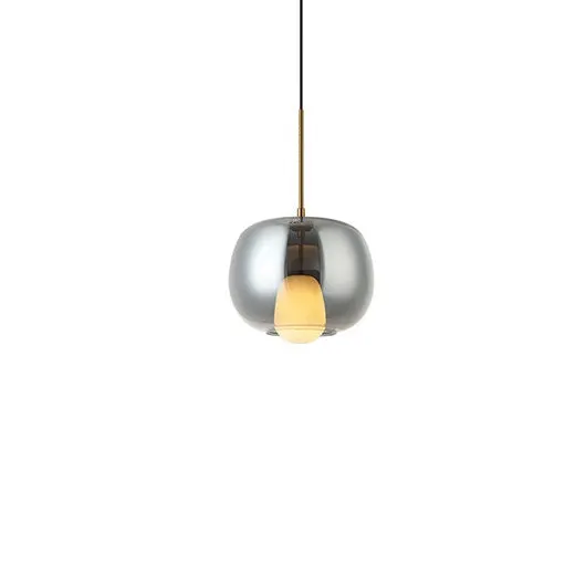 Lampa suspendata BALIANA SMOKED ROUND - Default Title