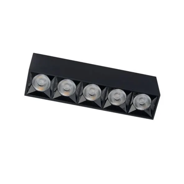 Spot aplicat ZEDOS BLACK 20W - Lumina calda 3000K