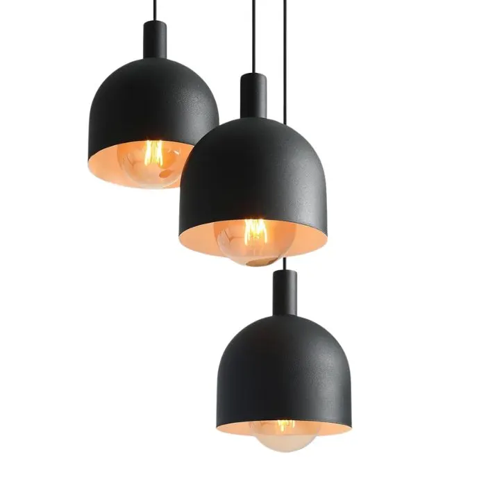Lampa suspendata BORGE ROUND - Negru