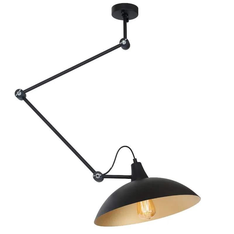 Lampa suspendata TEVAGO - Negru/Gold