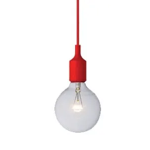 Lampa suspendata PORES - Rosu