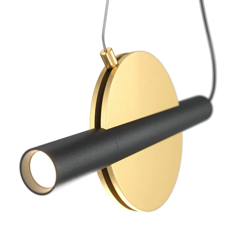 Lampa suspendata WAXEN - Negru/Gold