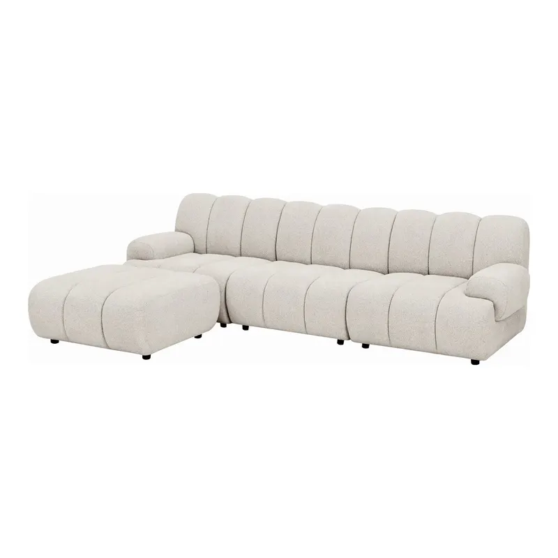 Coltar stanga/dreapta TARSIO 276 CM - Beige / Stanga