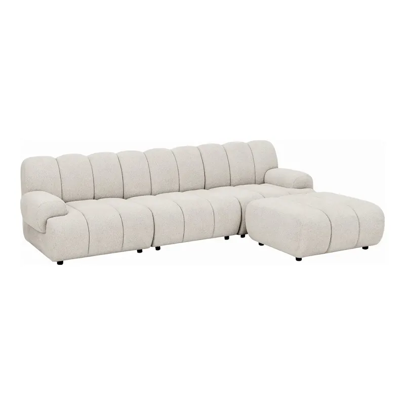 Coltar stanga/dreapta TARSIO 276 CM - Beige / Dreapta