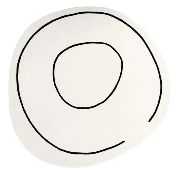 Covor LOOP IVORY ROUND - Ø250cm