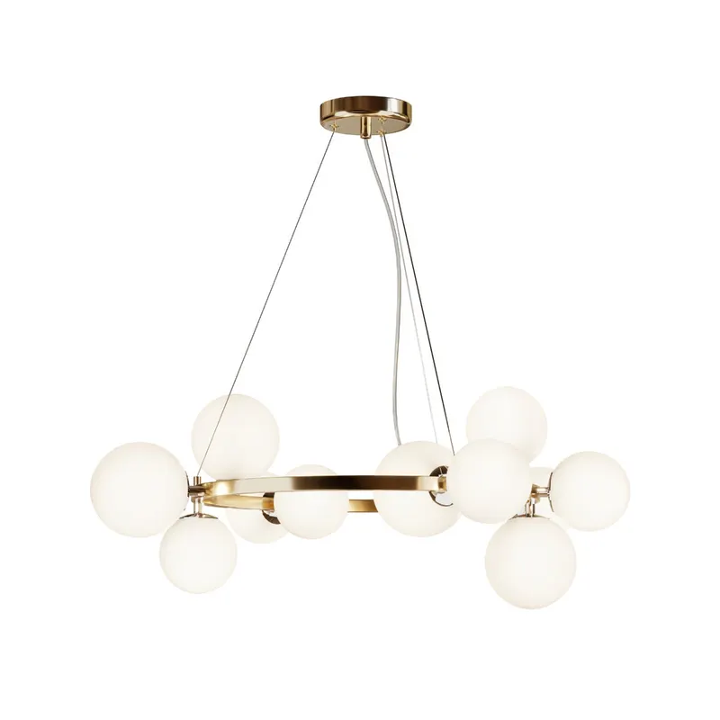 Lampa suspendata ZAITONA C - Alb/Gold