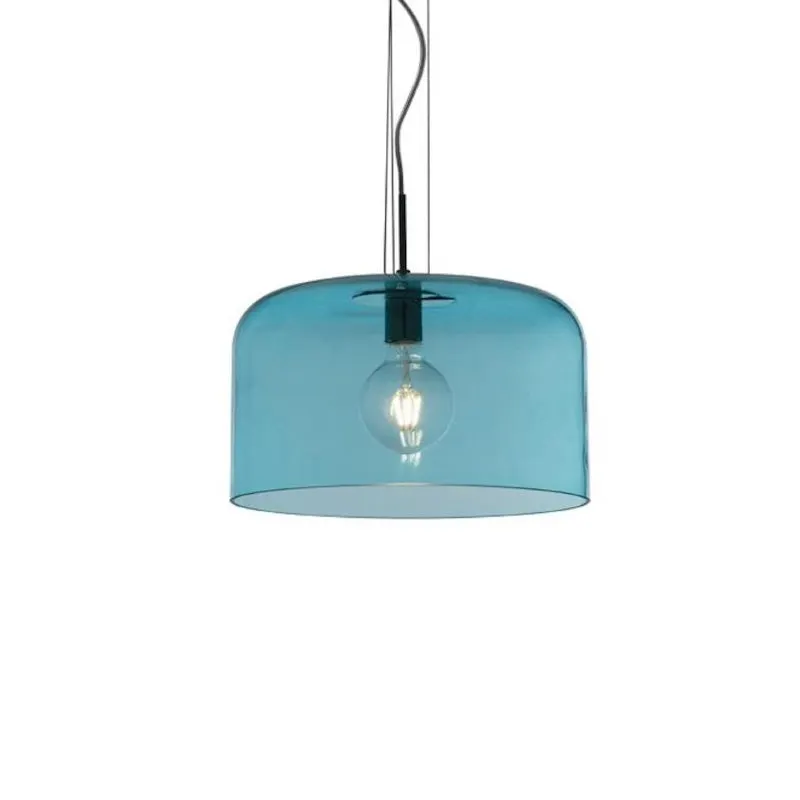 Lampa suspendata DILARA TURQUOISE - Ø 40 cm