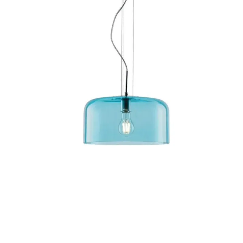Lampa suspendata DILARA TURQUOISE - Ø 30cm
