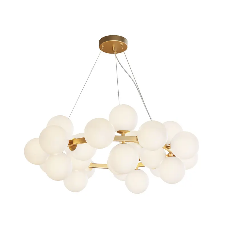 Lampa suspendata ZAITONA C25 - Alb/Gold