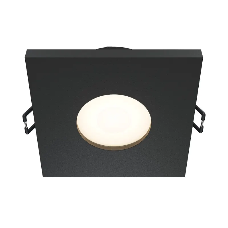 Spot incastrat NERIS SQUARE - Negru