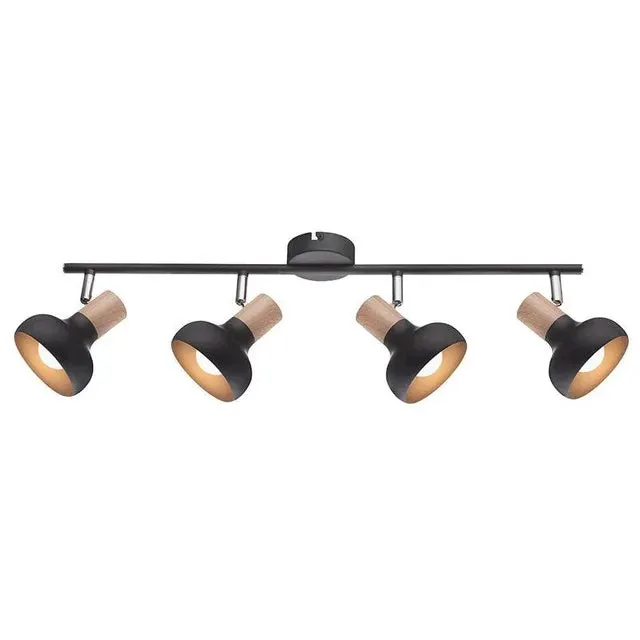 Plafoniera ADISON L4 - Negru