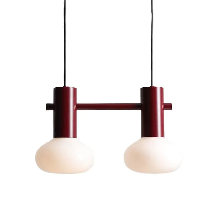 Lampa suspendata ZENTOR DOUBLE - Visiniu