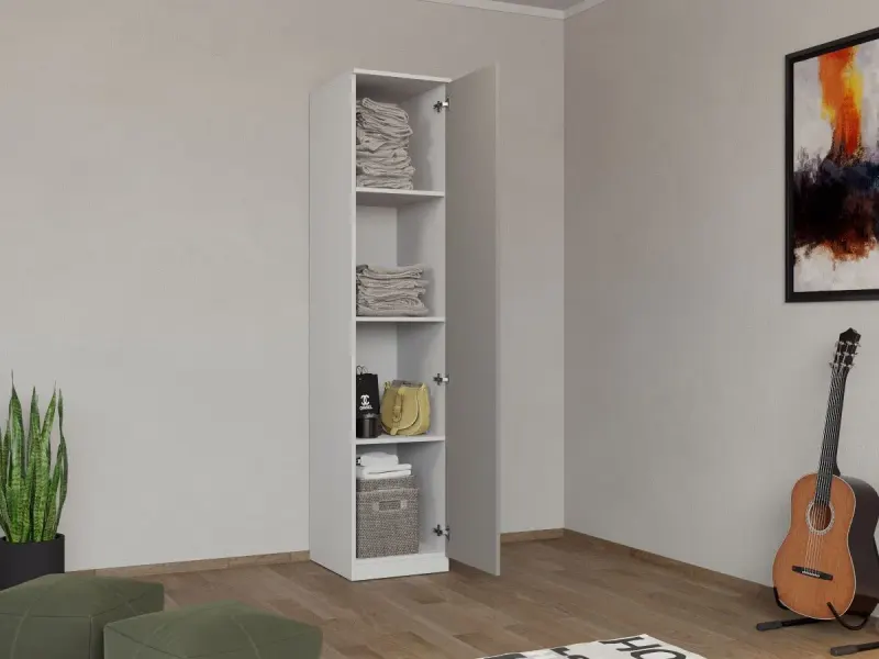 Dulap Lucio 1U Alb / Casmir — imaginea 2