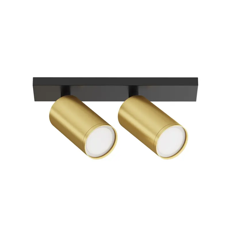 Spot aplicat BERTEL DOUBLE - Negru/Gold