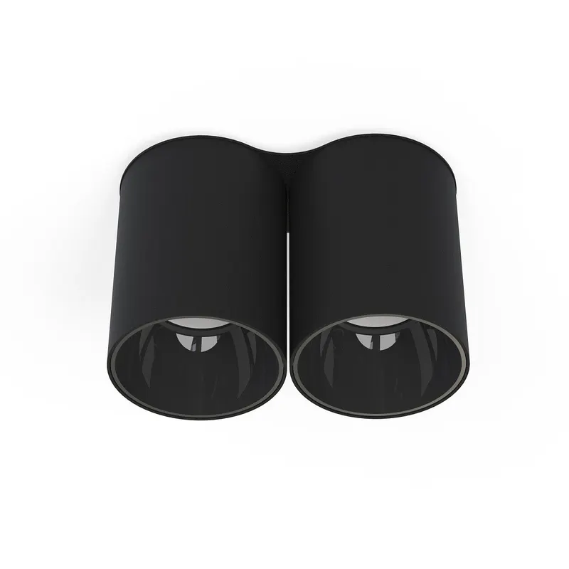 Spot aplicat VEYES DOUBLE - Negru