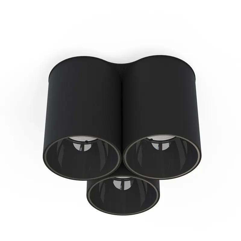 Spot aplicat VEYES TRIO - Negru