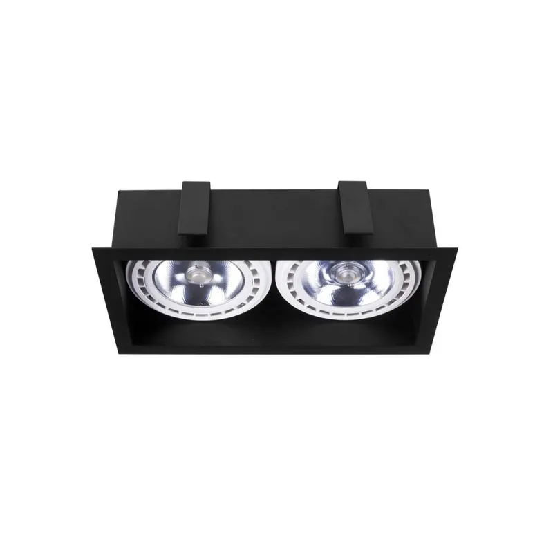 Spot incastrat DAMARO 2L - Negru