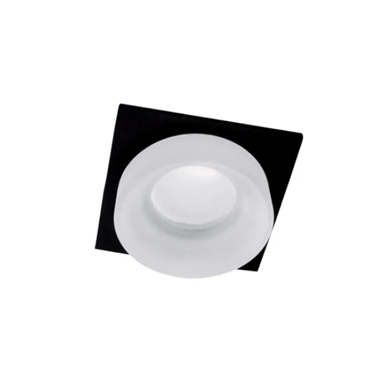 Spot incastrat LEWYN SQUARE - Negru