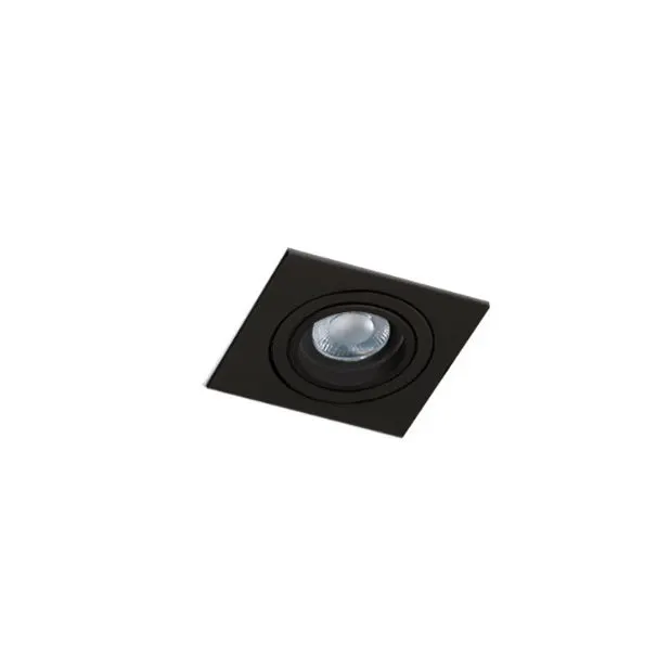 Spot incastrat CROMLIX SQUARE - Negru