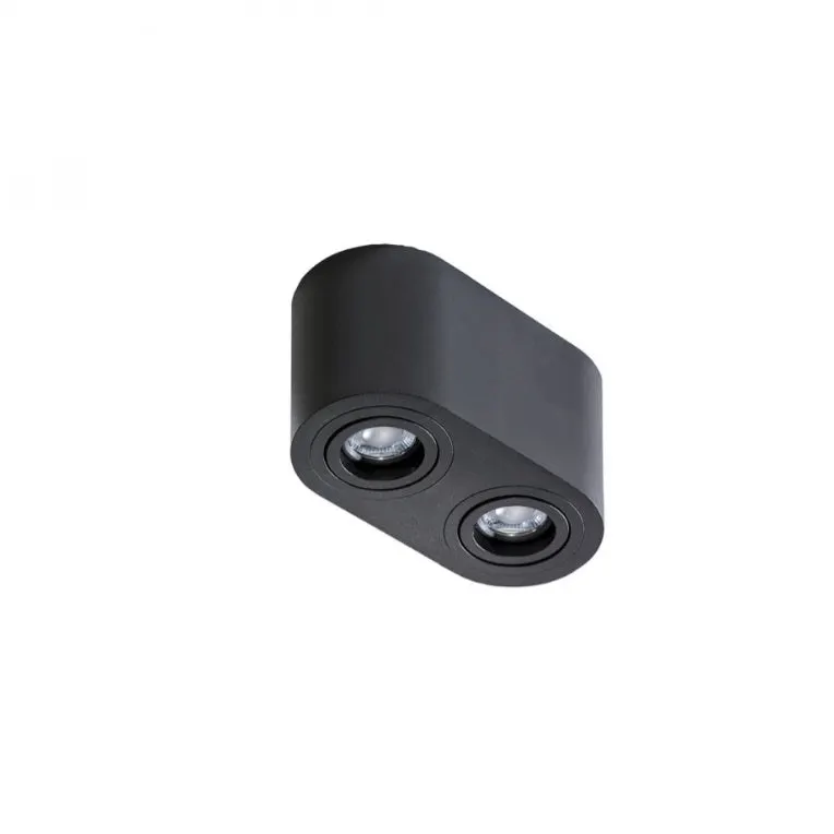 Spot aplicat GARAVAN DOUBLE - Negru