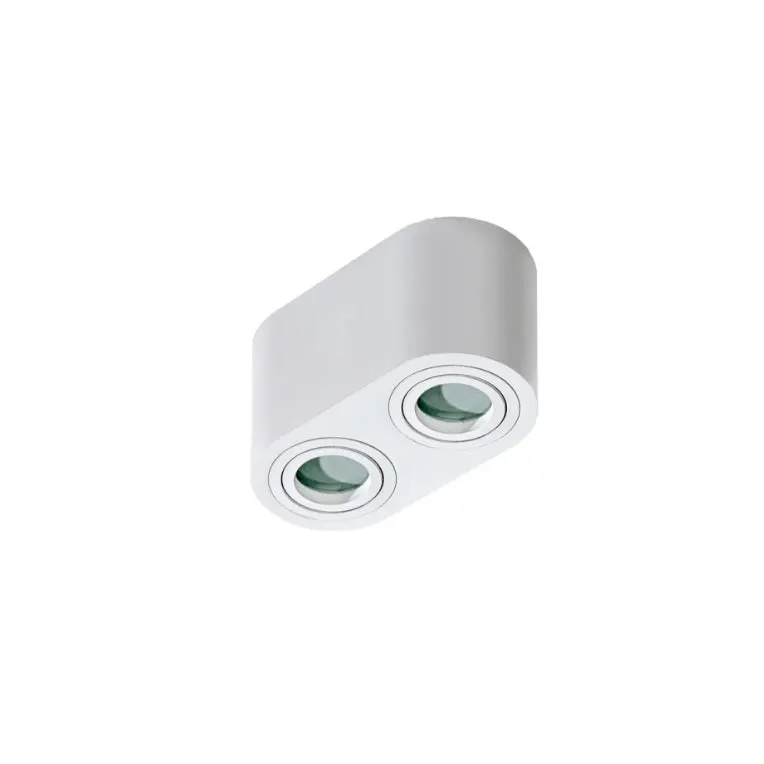 Spot aplicat GARAVAN DOUBLE IP44 - Alb