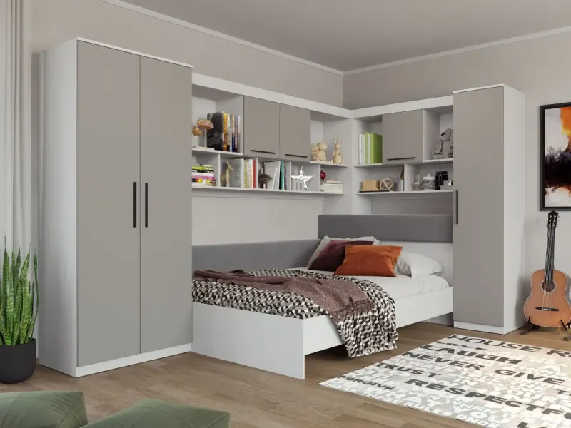 Set Dormitor Colt Lucio C3 Alb / Casmir