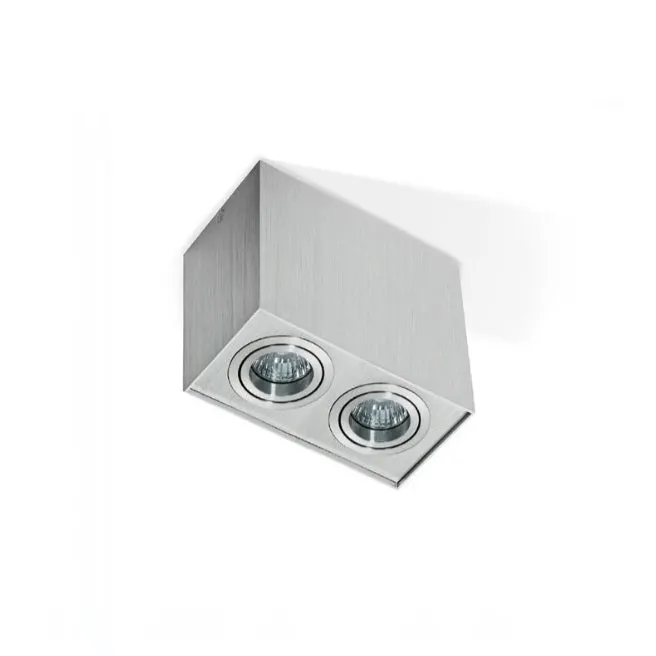 Spot aplicat CLONAL DOUBLE SILVER - Silver