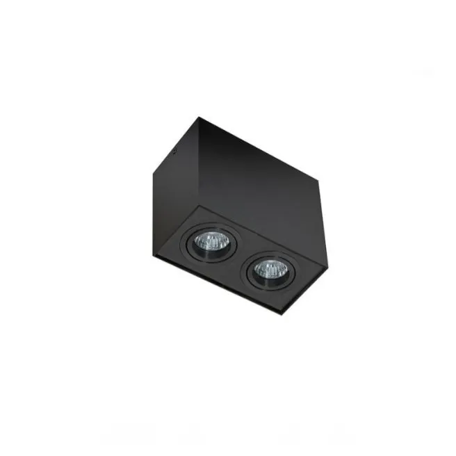 Spot aplicat CLONAL DOUBLE - Negru