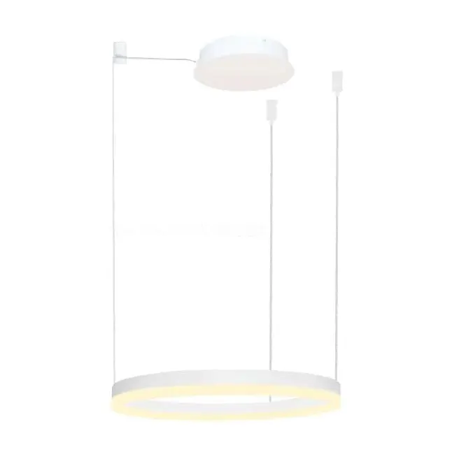 Lampa suspendata SELMA Ø80 CM - Alb