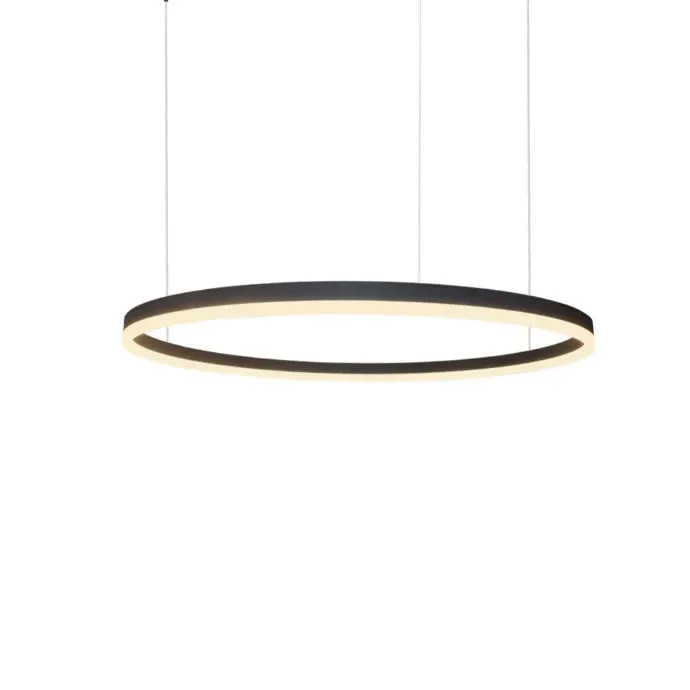 Lampa suspendata SELMA Ø100 CM - Negru