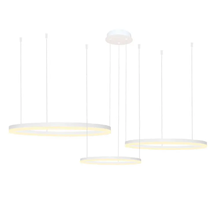 Lampa suspendata dimabila SELMA Ø100/80/60 CM - Alb
