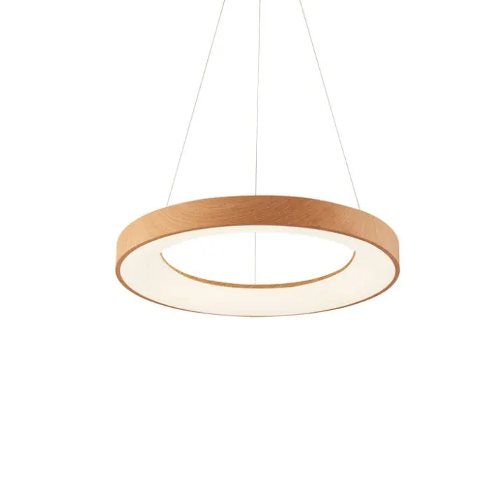 Lampa suspendata dimabila TABOCA Ø80 CM - Lemn